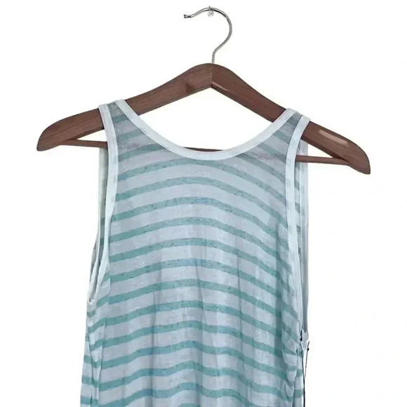 NWT Alexander Wang Blue White Striped Tank Top Nautical Summer Beach Size S - Picture 2 of 7
